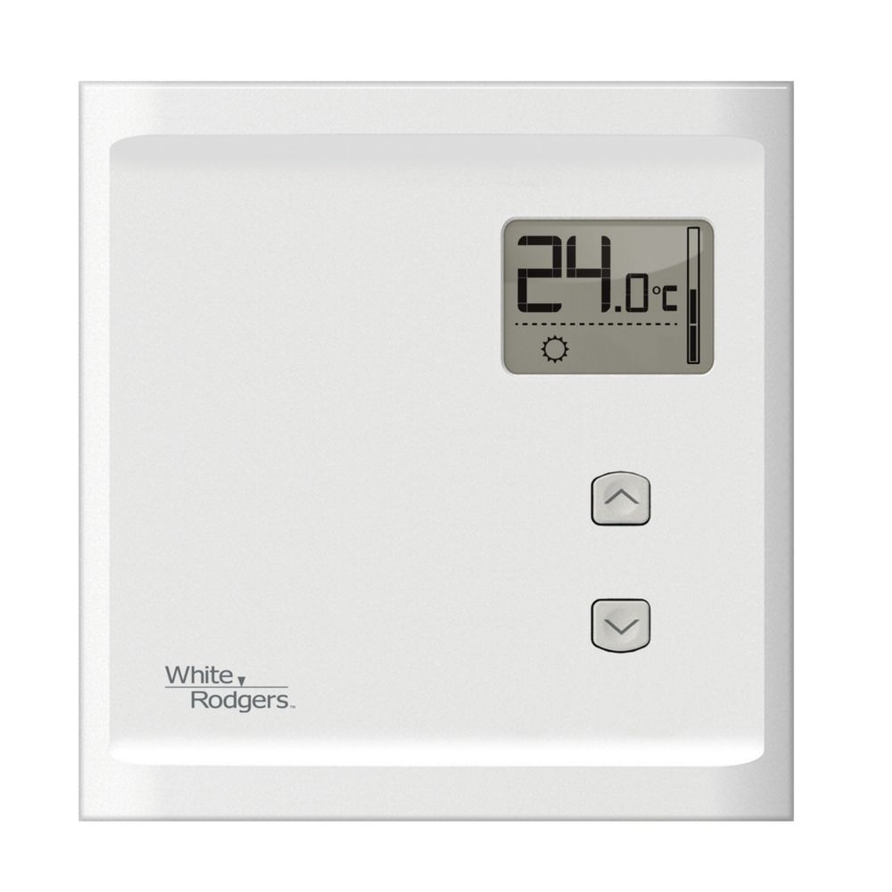 WhiteRodgers WR Heat Only Electronic Baseboard Dual Pole 240V/120V Thermostat The Home Depot