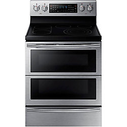30-inch 5.9 cu. ft. Free-Standing Dual Door Electric Convection Range in Stainless Steel