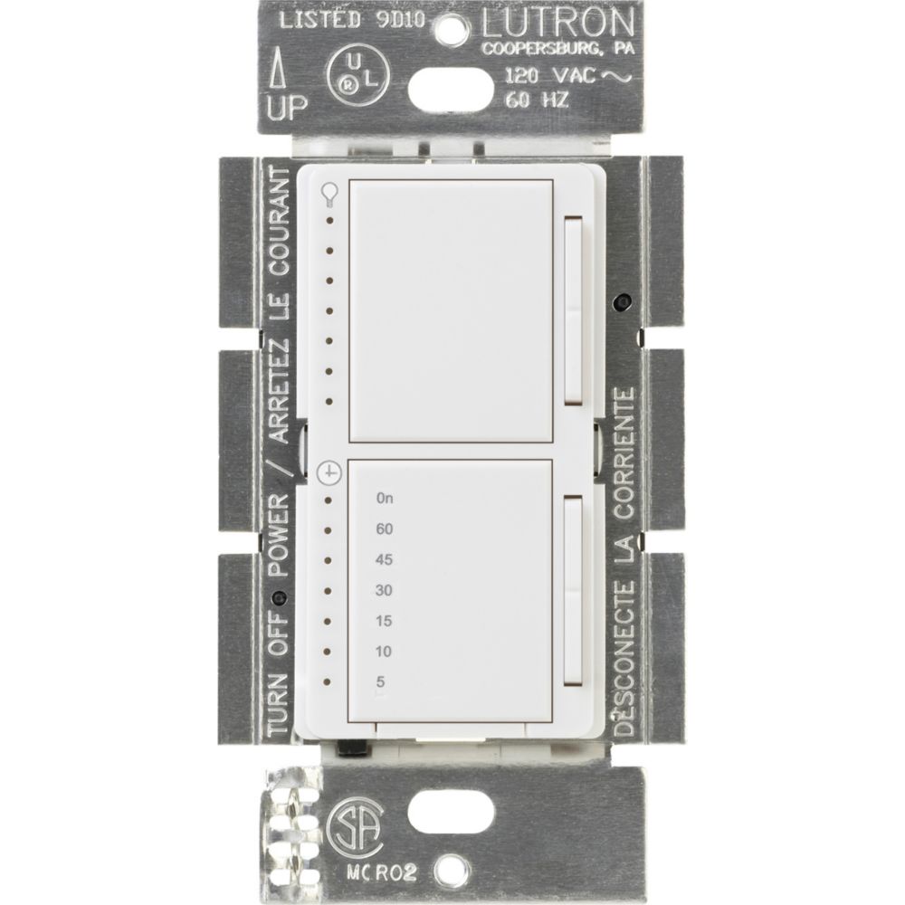 Lutron Maestro 300Watt SinglePole Digital Dimmer and Timer Switch