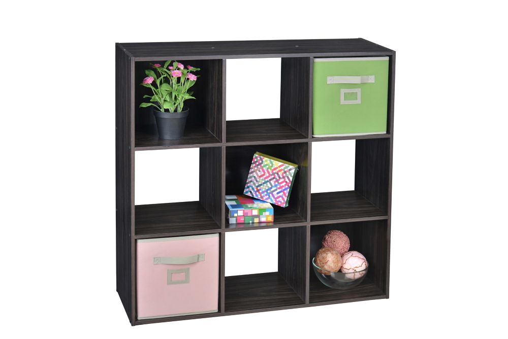 THD 9 Cube Storage Unit in Espresso The Home Depot Canada