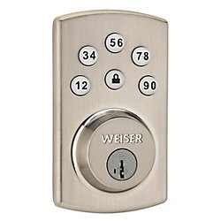 Powerbolt 2.0 Deadbolt Lock in Satin Nickel