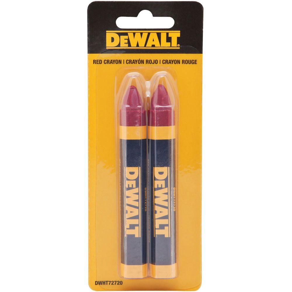 DEWALT Mark Lumber Crayon in Red | The Home Depot Canada