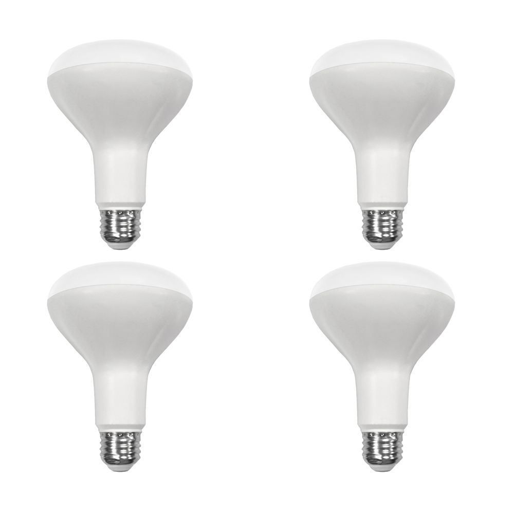 Ecosmart 65w Equivalent Soft White 2700k Br30 Dimmable Led Light Ecosmart 65w Equivalent Soft White 2700k Br30 Dimmable Led Light Bulb 4 Pack The Home Depot Canada
