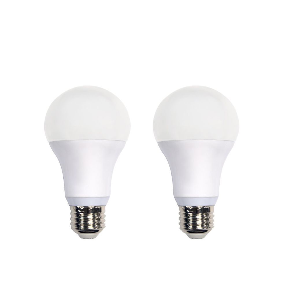 Ecosmart Connected 60W Equivalent Daylight (5000K) A19 Dimmable LED Light Bulb (2-Pack) | The ...