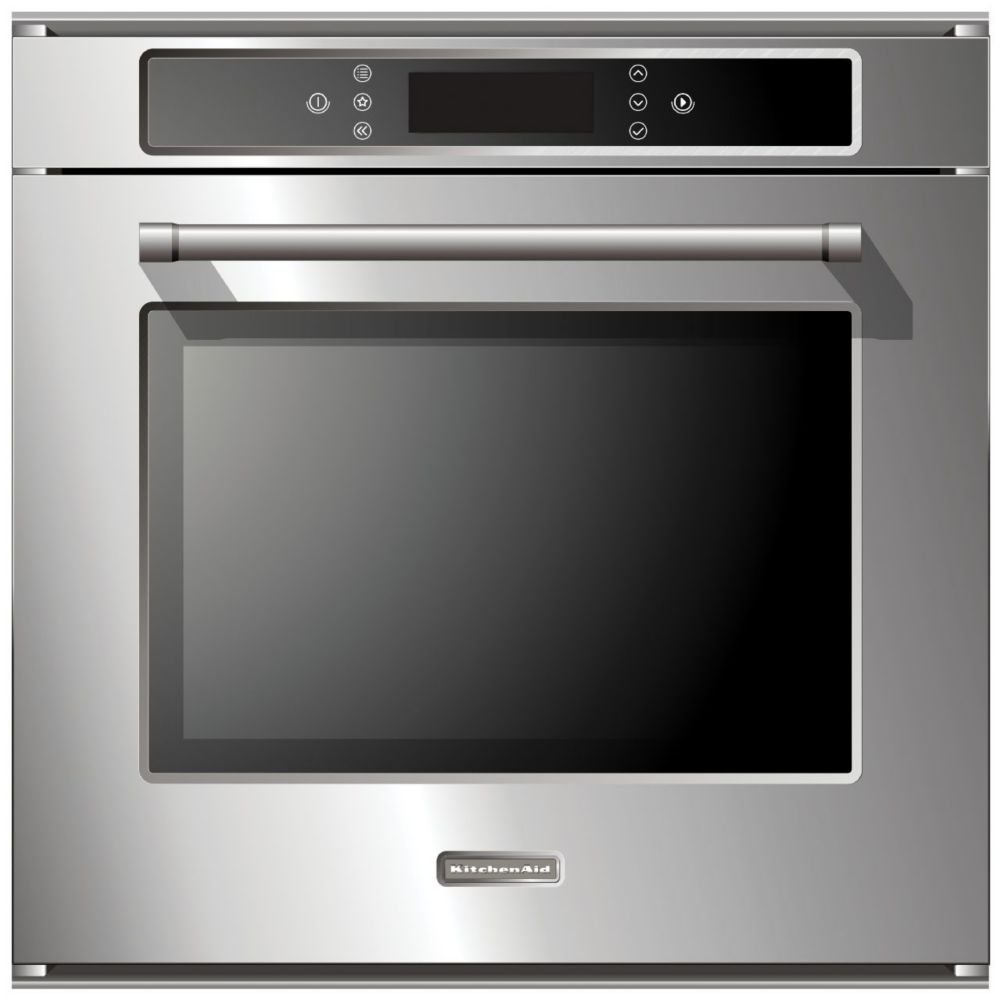 Kitchenaid 2.6 cu. ft. Electric True Convection Wall Oven in Stainless