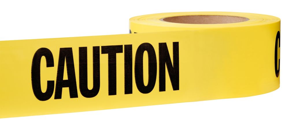 Empire 3-inch X 1000 Ft. Caution Tape In Yellow | The Home Depot Canada