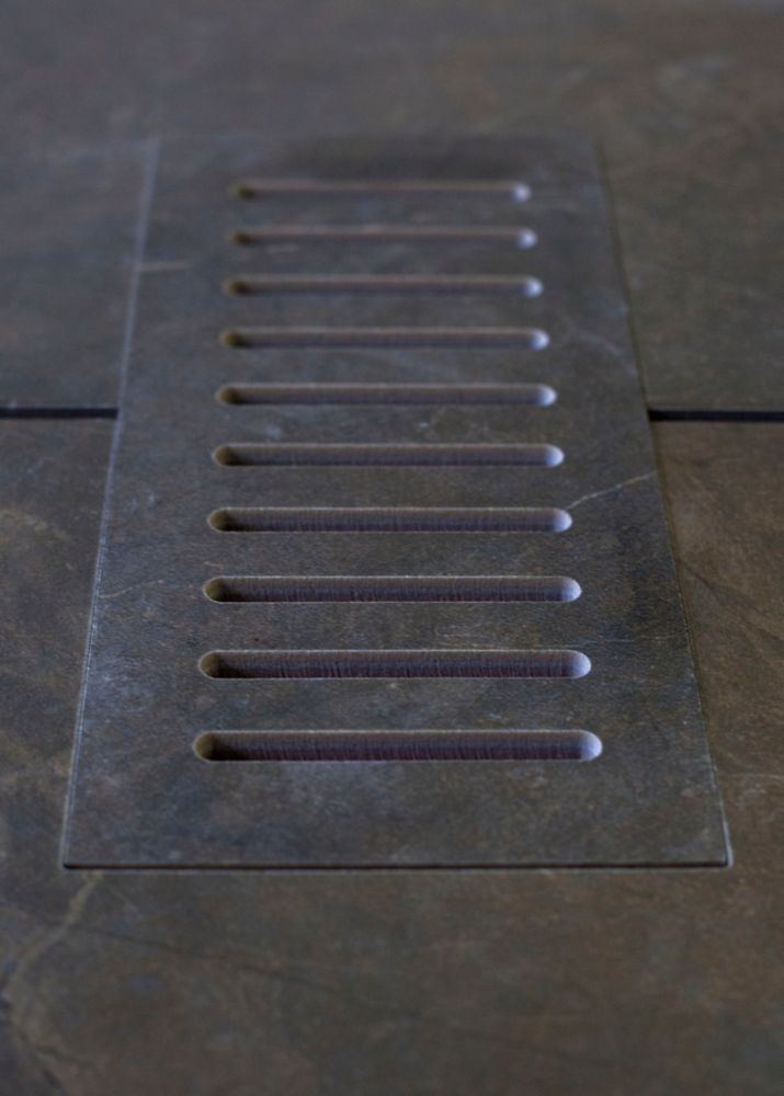 Aod Stone Ceramic vent cover made to match City Scape tile. Size 5