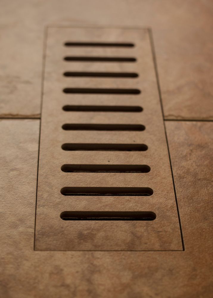 Aod Stone Porcelain Vent Cover Made To Match Lancaster Brown Tile Aod Stone Porcelain Vent Cover Made To Match Lancaster Brown Tile Size 4 Inch X 11