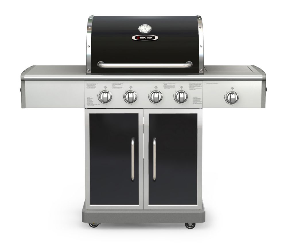 BBQTEK 5-Burner LP Gas BBQ with Side Burner | The Home Depot Canada