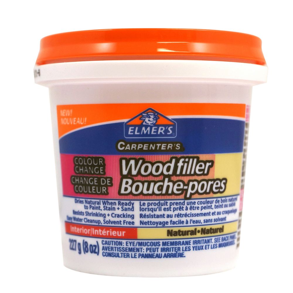 Elmer's Colour change wood filler 227gr Natural | The Home Depot Canada