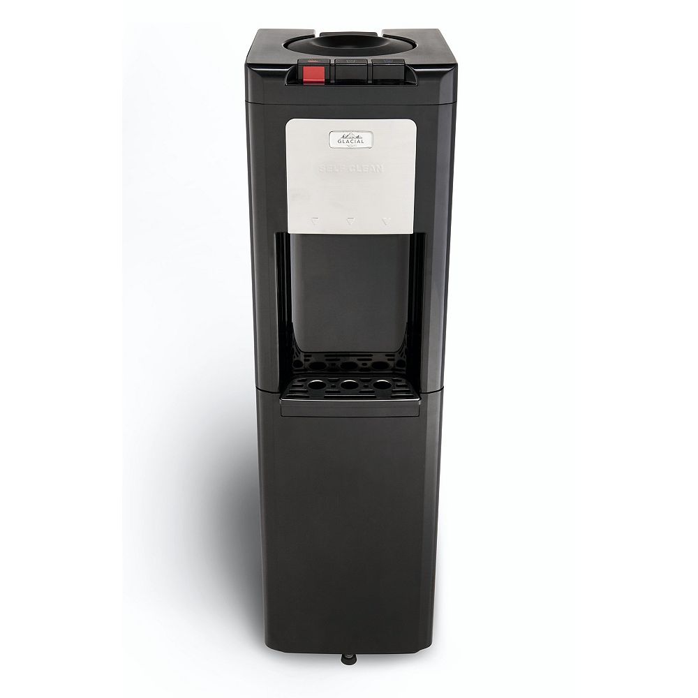 Viva Black Top Load Water Cooler With True Refrigerated Bottom Storage