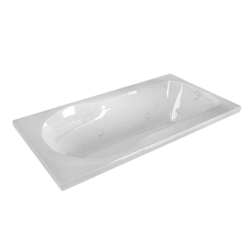 Universal Tubs Zircon 5 ft. Acrylic Dropin Right Drain Rectangular