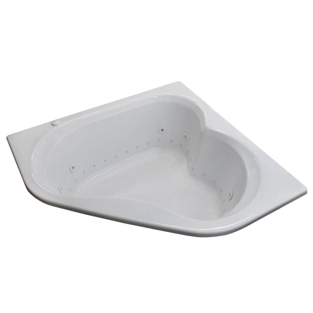 left corner bathtub