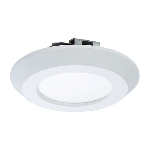 Halo 6 Inch White Round Led Recessed Direct Mount Ceiling Light Trim