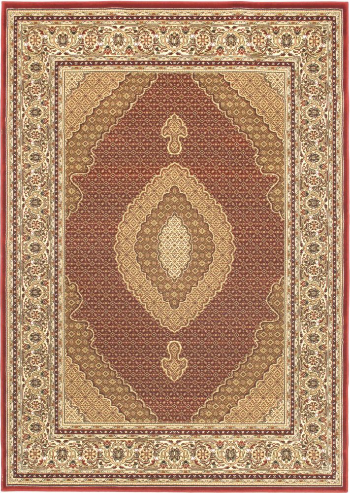 ECARPETGALLERY Tapis fait à la machine rouge Mahee typique ECARPETGALLERY Tapis fait à la machine rouge Mahee typique