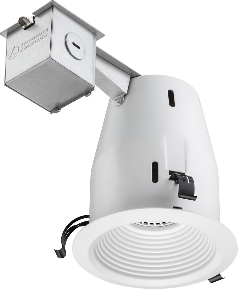 Lithonia Lighting 4 in GU10 White Recessed Baffle Kit