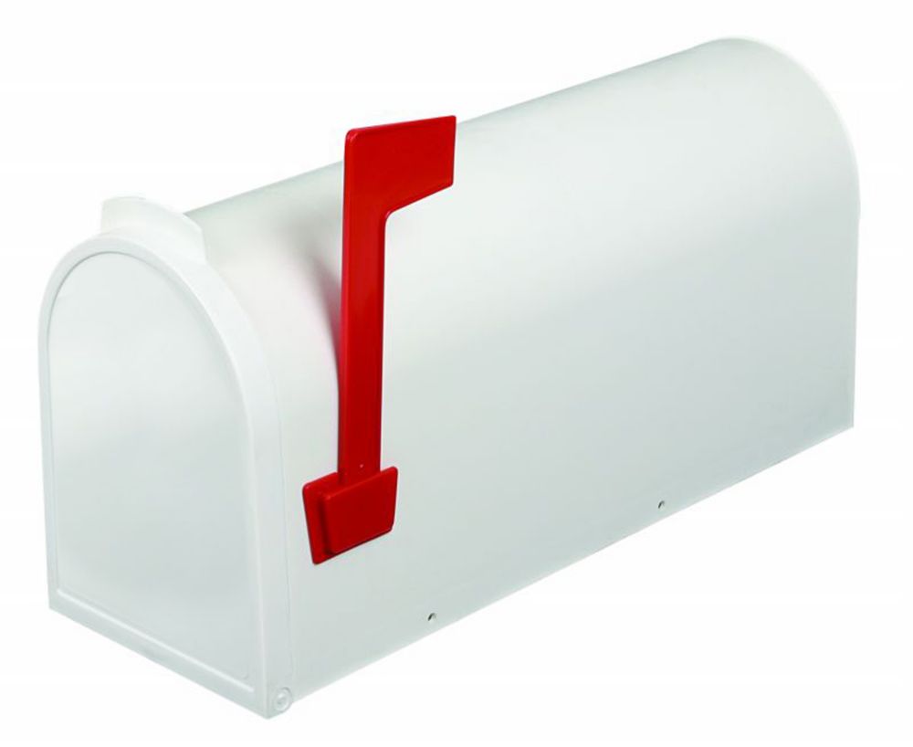 PRODF Economic Post Mount Mailbox, White The Home Depot Canada