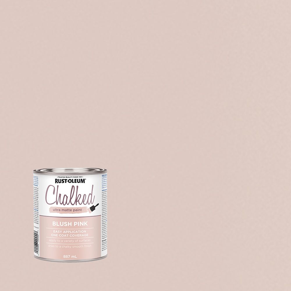RustOleum Chalk Paint Blush Pink The Home Depot Canada