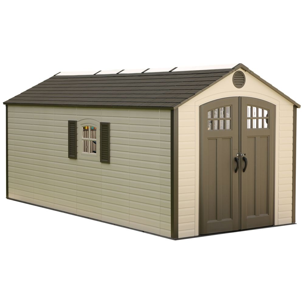 Arrow Lexington Steel Storage Shed 10 x 14 Feet The Home ...