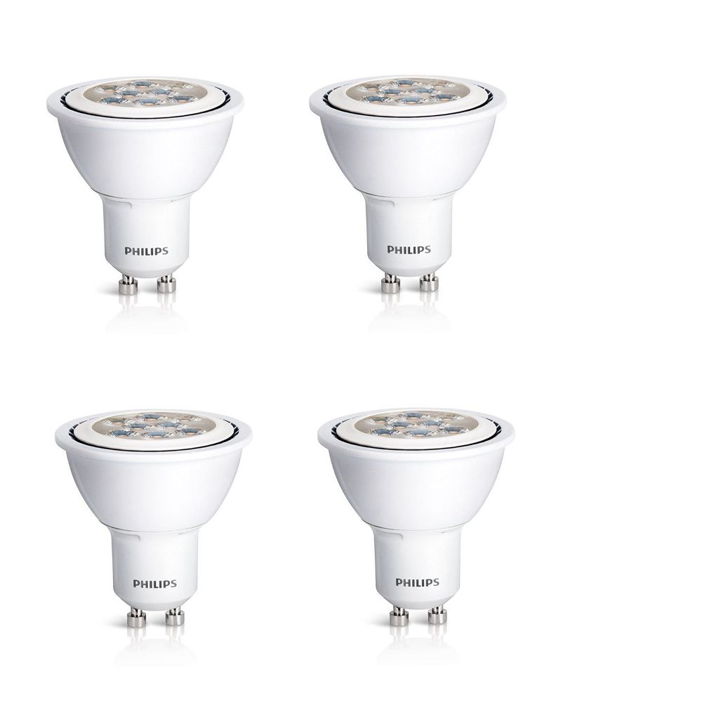 Philips LED 7W = 50W GU10 Daylight (5000K) - Case Of 4 Bulbs | The Home ...