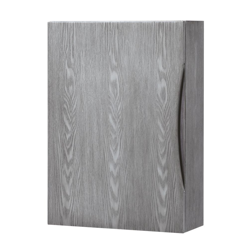 Wall Mounted Bathroom Cabinets The Home Depot Canada 20 Inch Wood Frame Wall Cabinet In Ash Gray