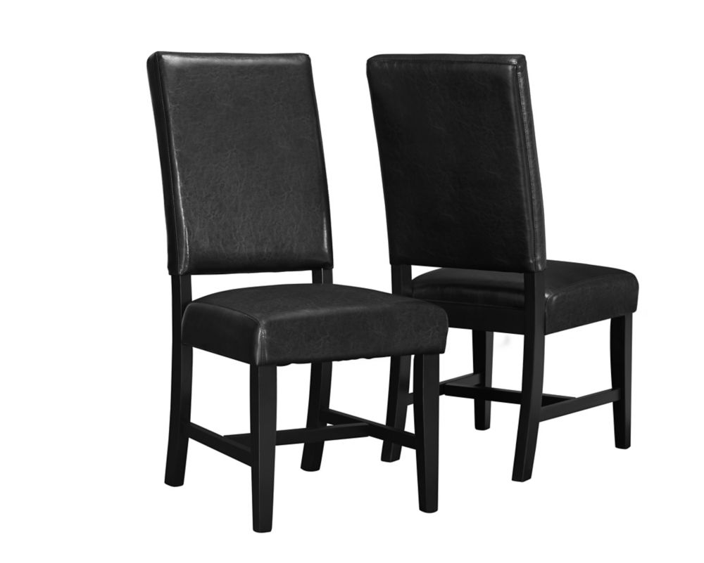 leather parson dining room chairs