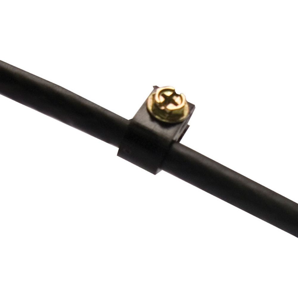 Gardner Bender Coaxial Cable Clamp For RG6, 1/4 Inch, 20/Bag The