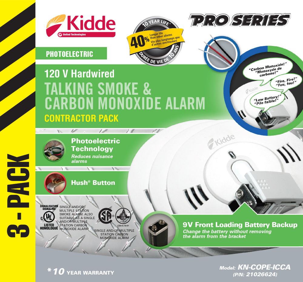 Kidde Combination Alarms 3 Pack Photo The Home Depot Canada