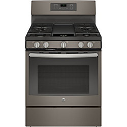 30-inch 5.0 cu. ft. Single Oven Gas Range with Self-Cleaning Convection Oven in Slate