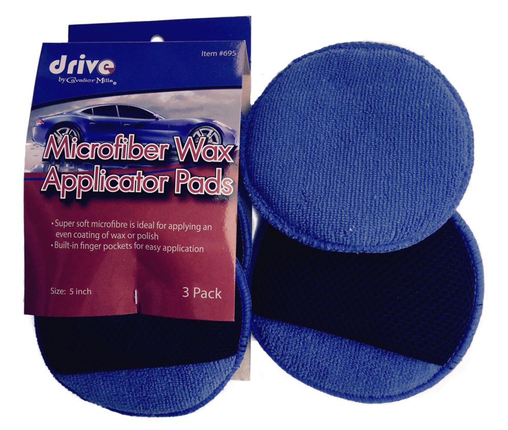 DRIVE Microfibre Wax Applicator Pads (3-Pack) | The Home Depot Canada