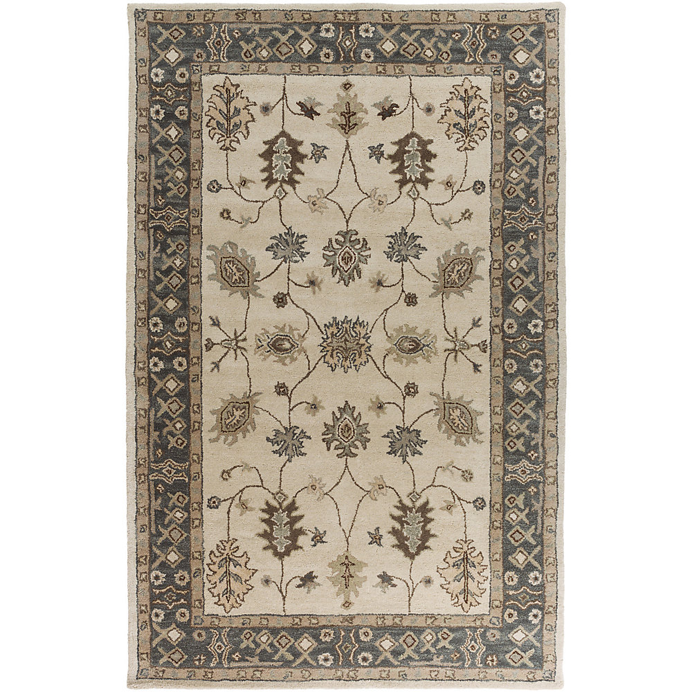 Middleton Willow Grey 9 Ft X 13 Indoor Traditional Rectangular Area Rug