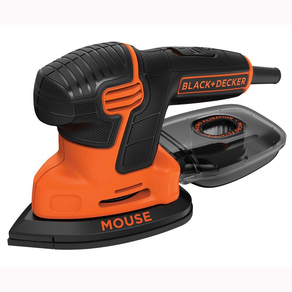 Black Decker 1 2 Amp Corded Detail Mouse Sander The 1 2 Amp Corded Detail Mouse Sander