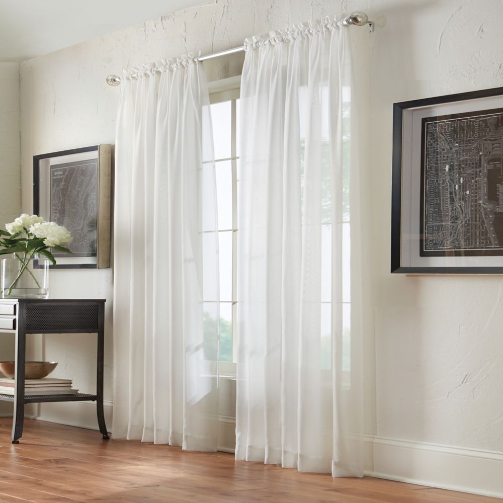 Window Curtain Sheers in Canada : CanadaDiscountHardware.com