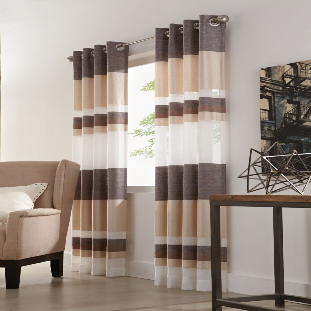 Home Decorators Collection Talia Sheer Grommet Curtain 52 inches width