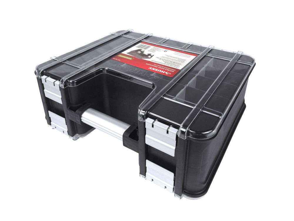 HUSKY Stackable Click Bins in Grey (4Pack) The Home Depot Canada