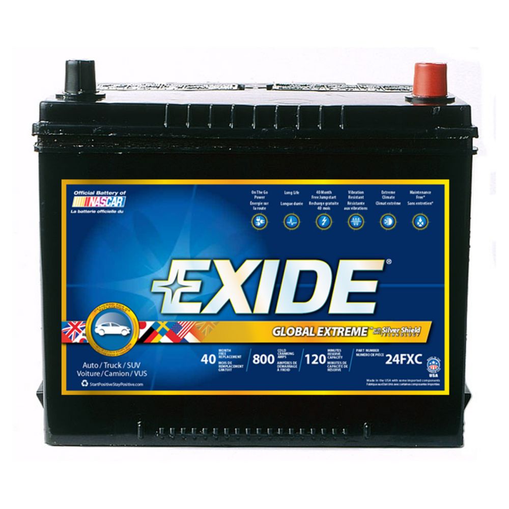 Exide Exide Extreme Automotive Battery - Group 24f 