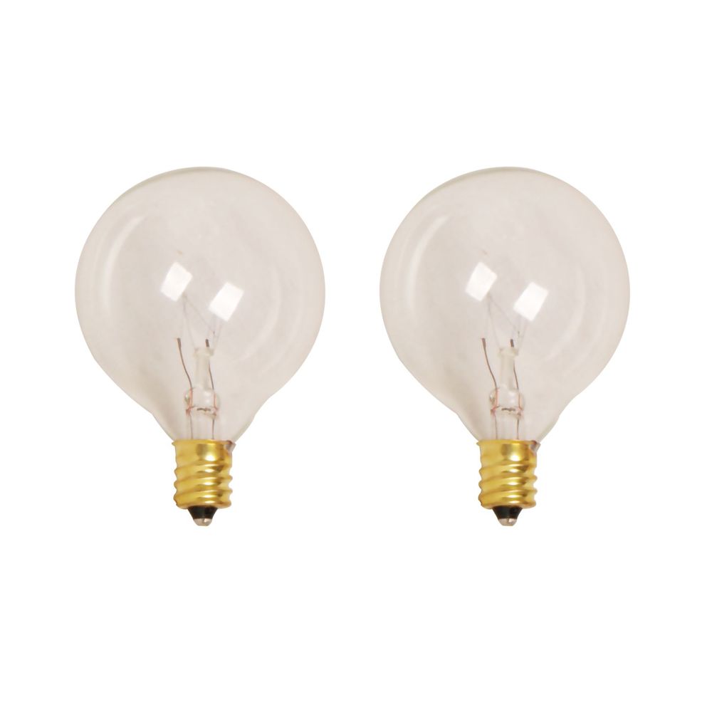 unbranded clear g50 replacement bulbs 2 pack the home unbranded clear g50 replacement bulbs 2 pack the home