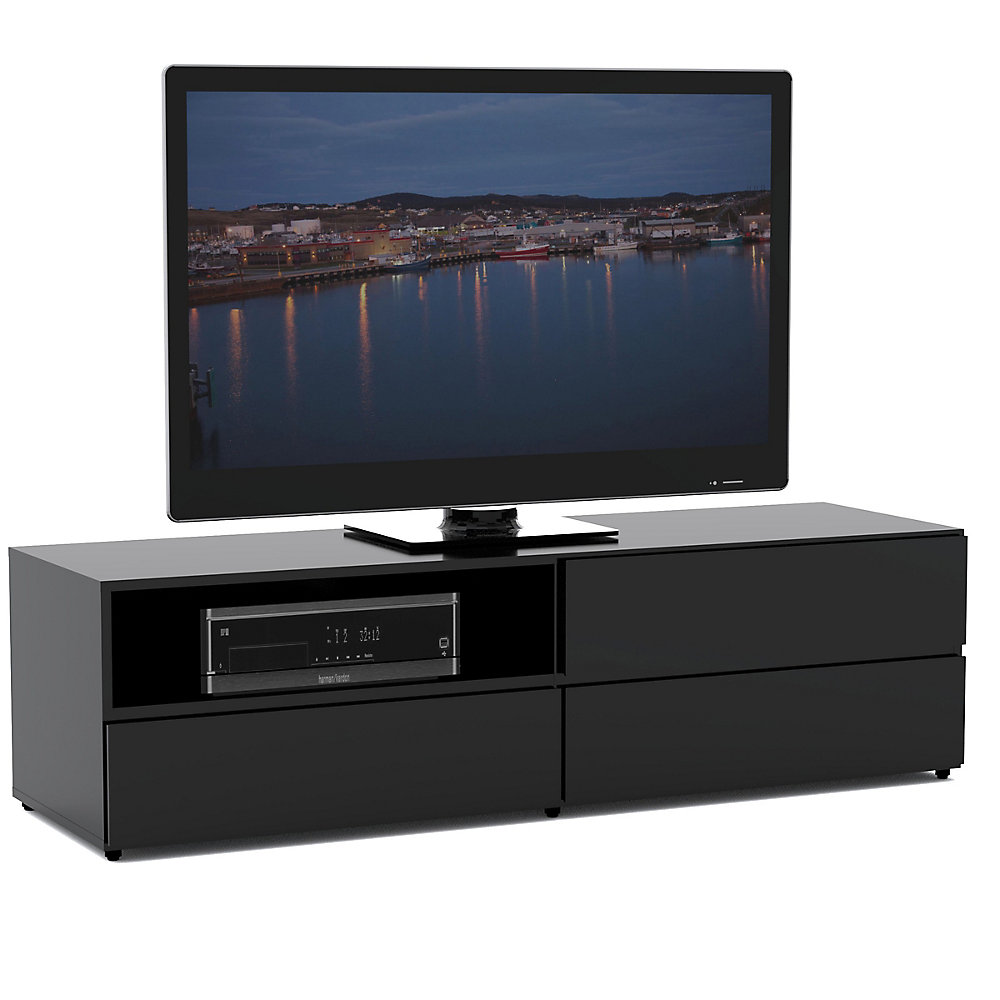 Nexera Avenue 59 75 Inch X 16 18 Tv Stand In Black Nexera Avenue 59 75 Inch X 16 18 Tv Stand In Black