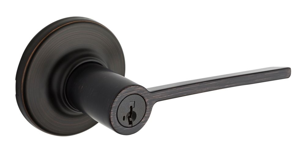 Poignée de porte dentrée Weiser Elements Ladera bronze venitien Poignée de porte dentrée Weiser Elements Ladera bronze venitien