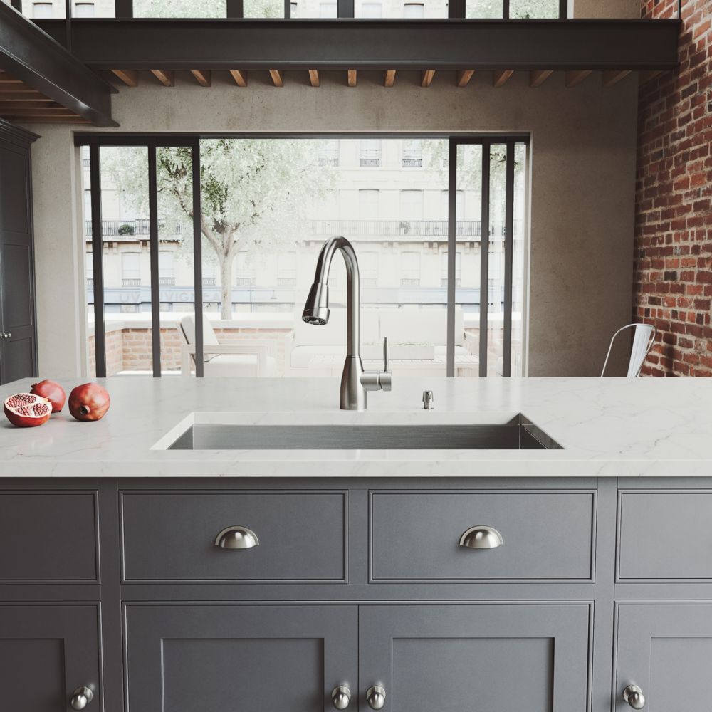 ... Undermount Kitchen Sink Faucet and Dispenser The Home Depot Canada