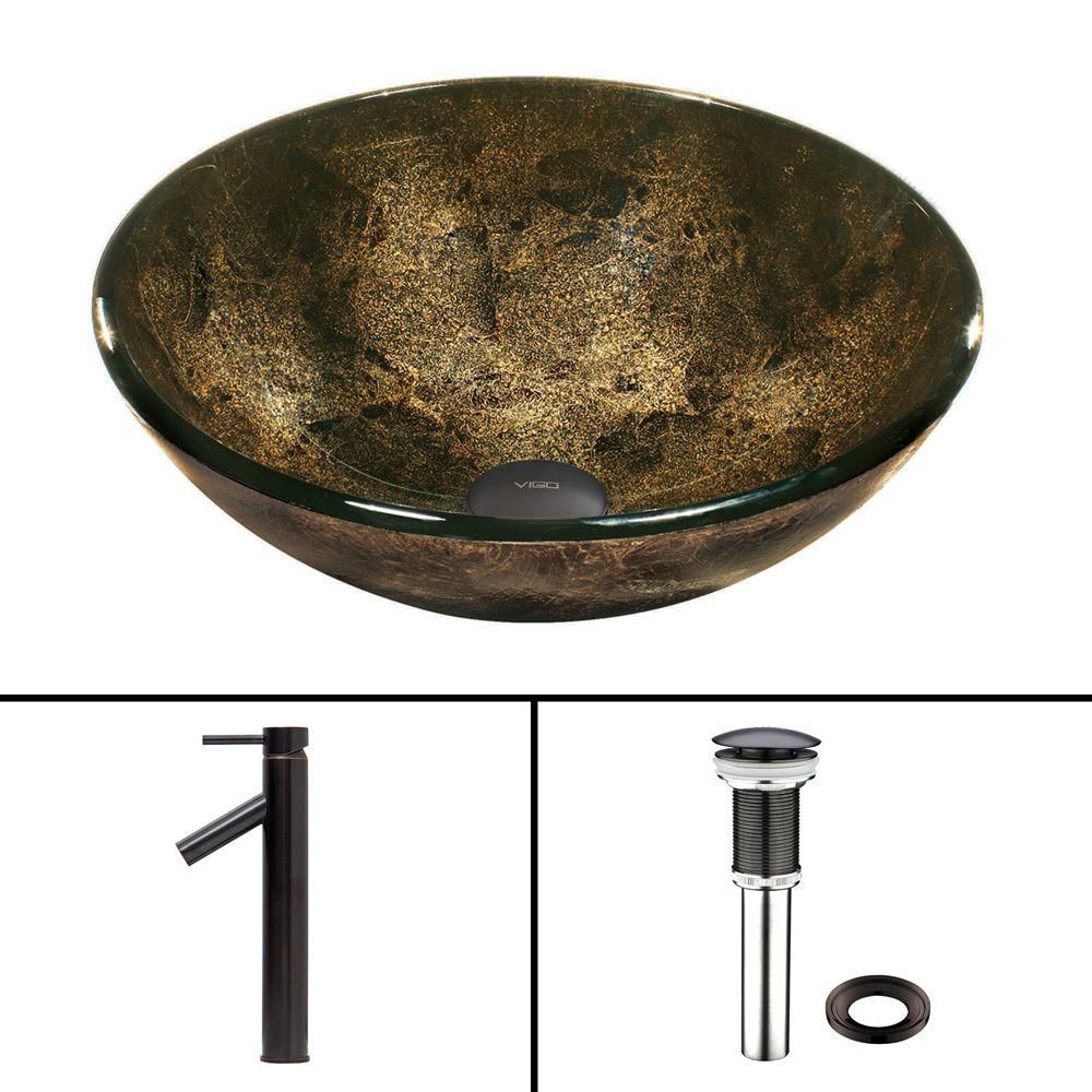 ... Sintra Glass Vessel Sink and Dior Faucet Set VGT522 Canada Discount