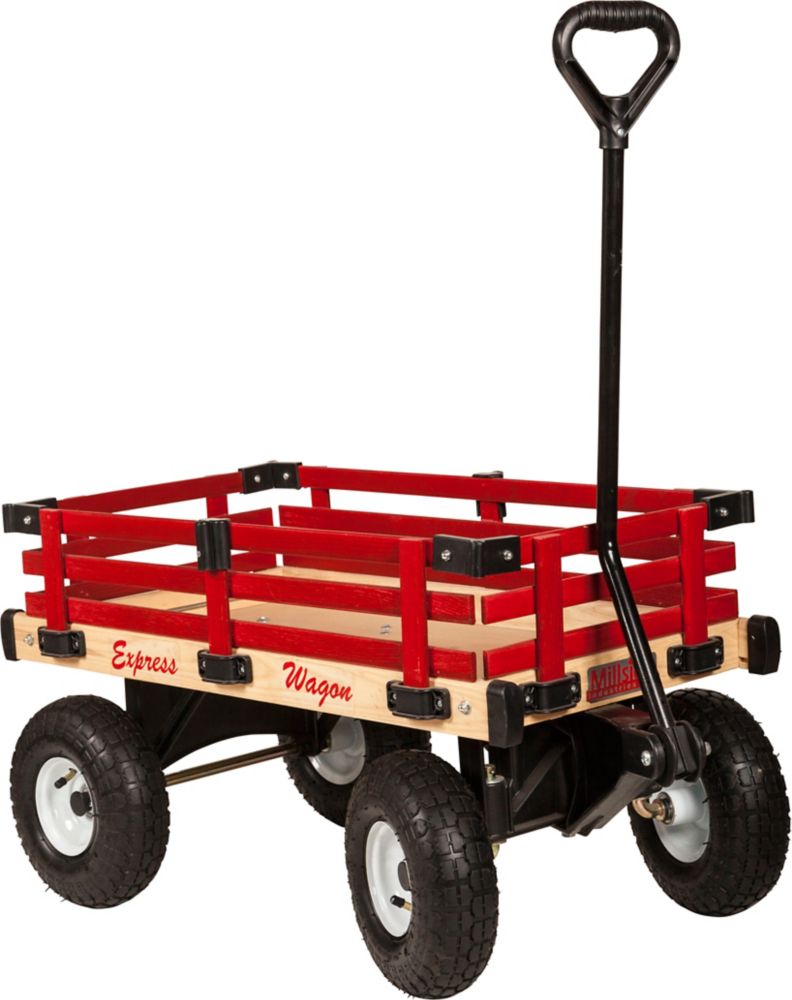 red toy wagon