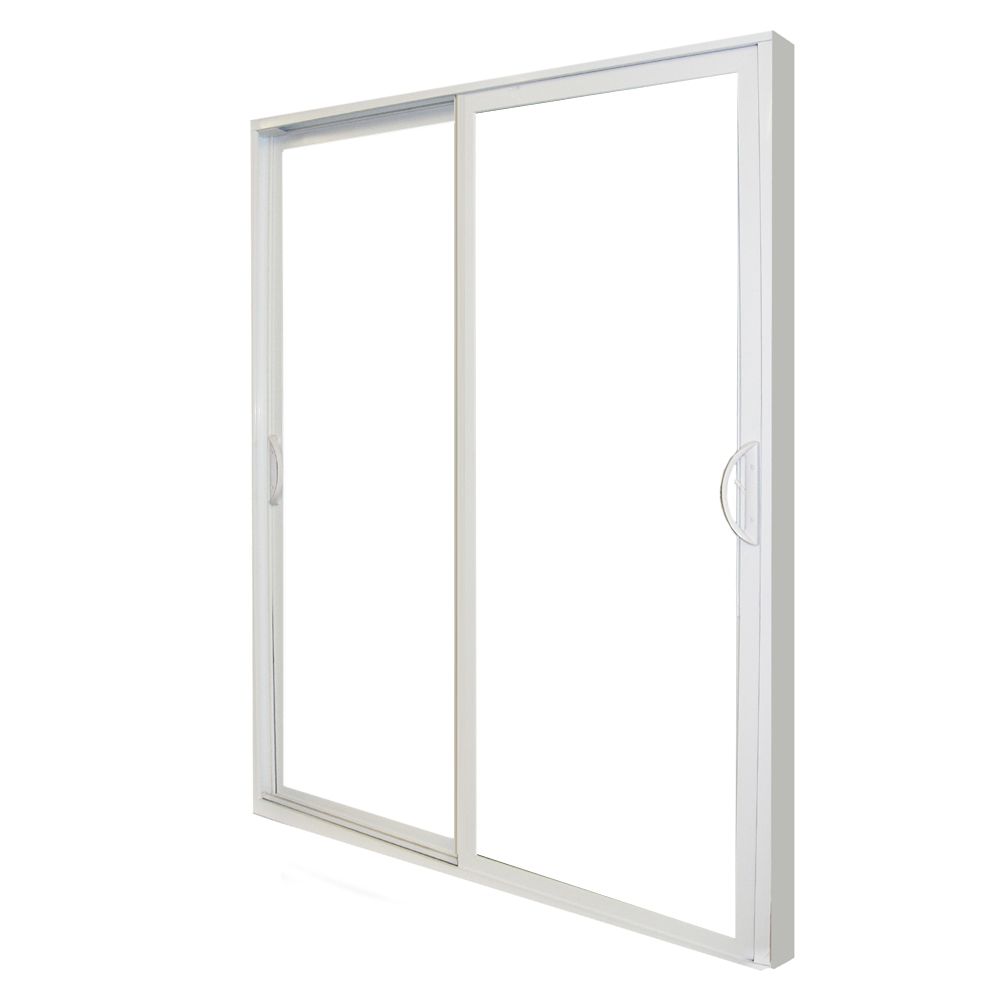 5 Ft W Double Sliding Pvc Patio Door Energy Star