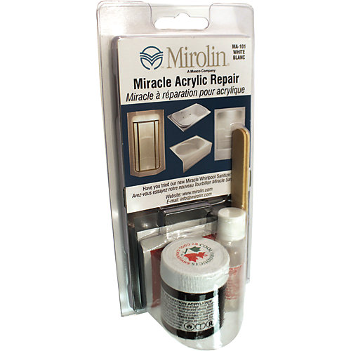 Mirolin MIRACLE ACRYLIC REPAIR KIT WHT | The Home Depot Canada