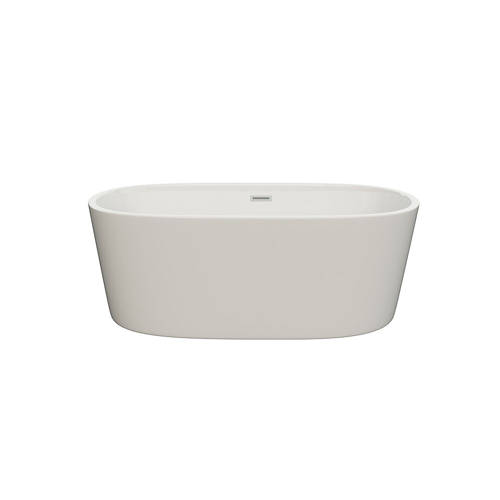 Mirolin Ilusa 5ft. Acrylic fibreglass Freestanding Bathtub in White
