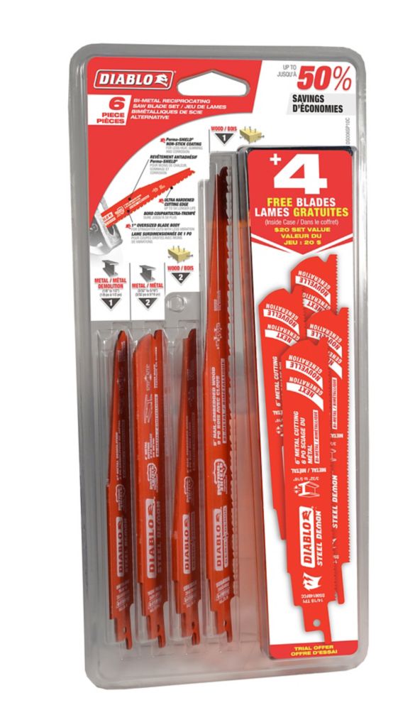 Reciprocating Saw Blades The Home Depot Canada