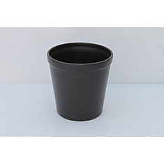 Nursery Pots The Home Depot Canada Anthracite Matte 6 Inch Ceramic Pot
