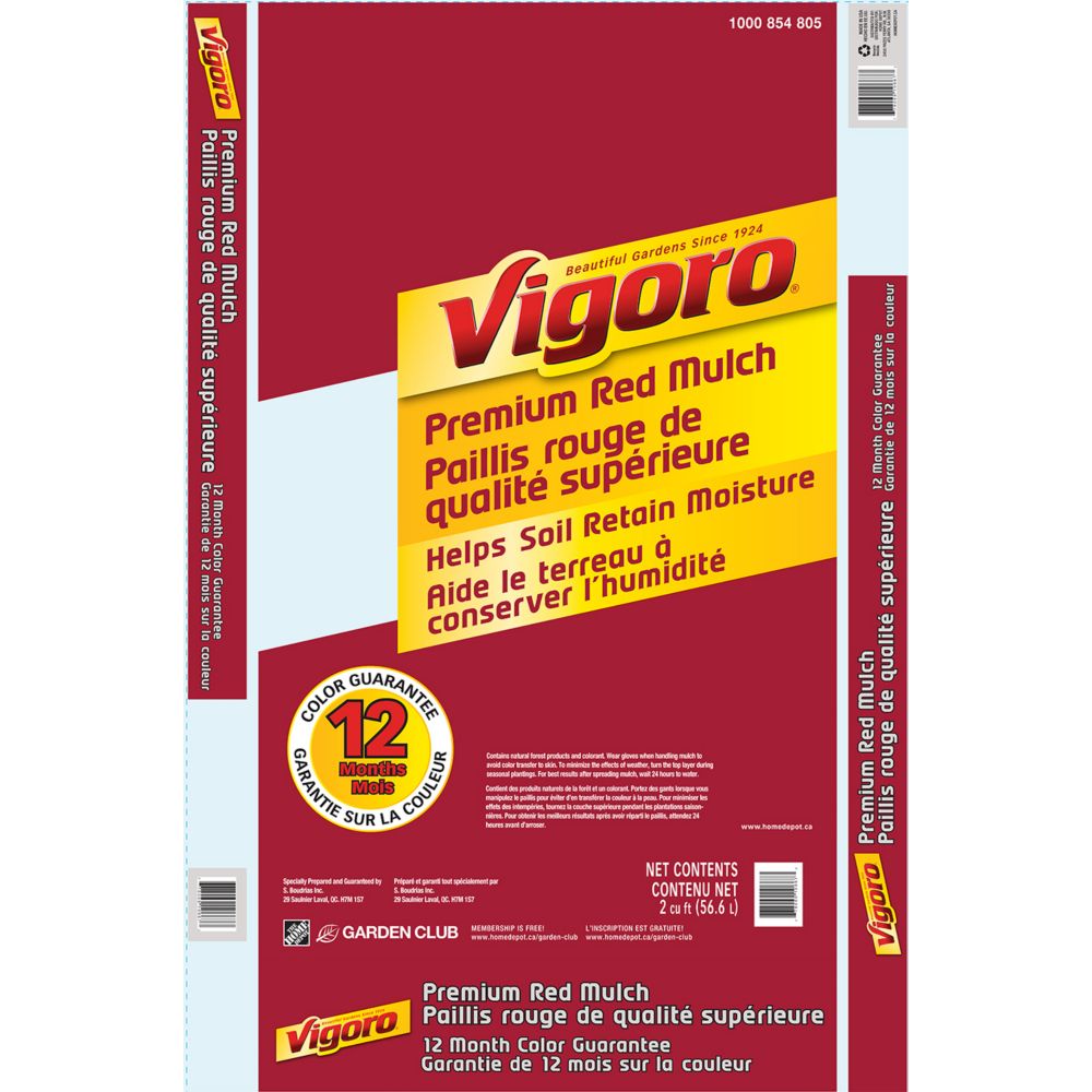 Vigoro Premium Red Cedar Mulch, 2 cu.ft. The Home Depot Canada