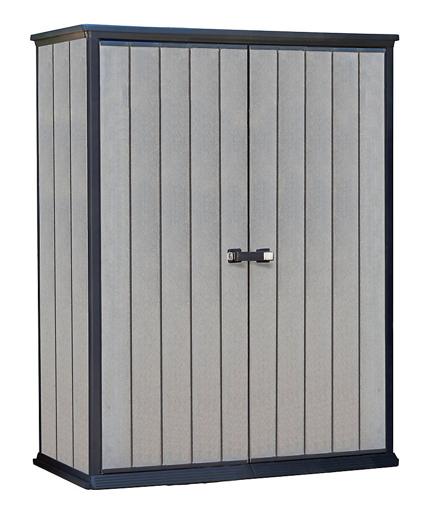 Keter High Store Vertical Storage Shed 54 cu.ft | The Home ...