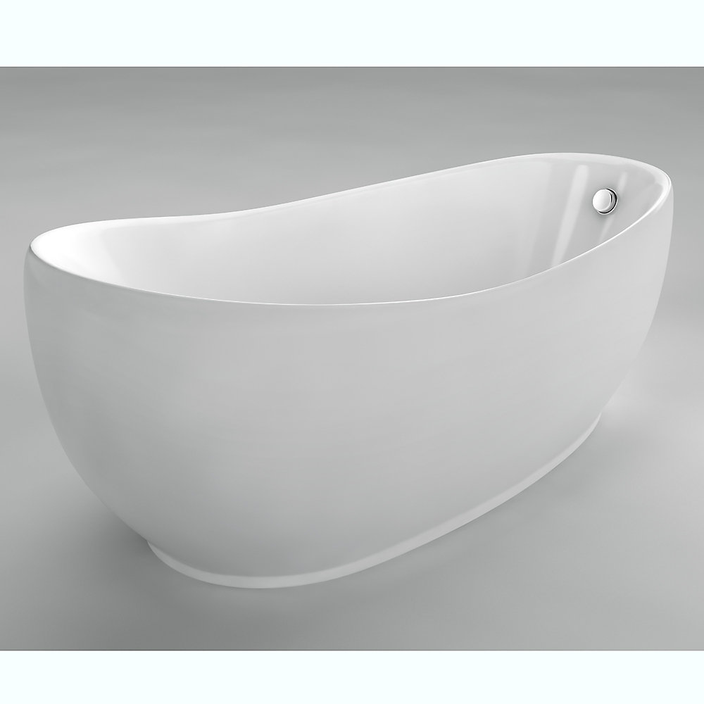 Dali Seamless 6 Feet Acrylic Freestanding Bathtub